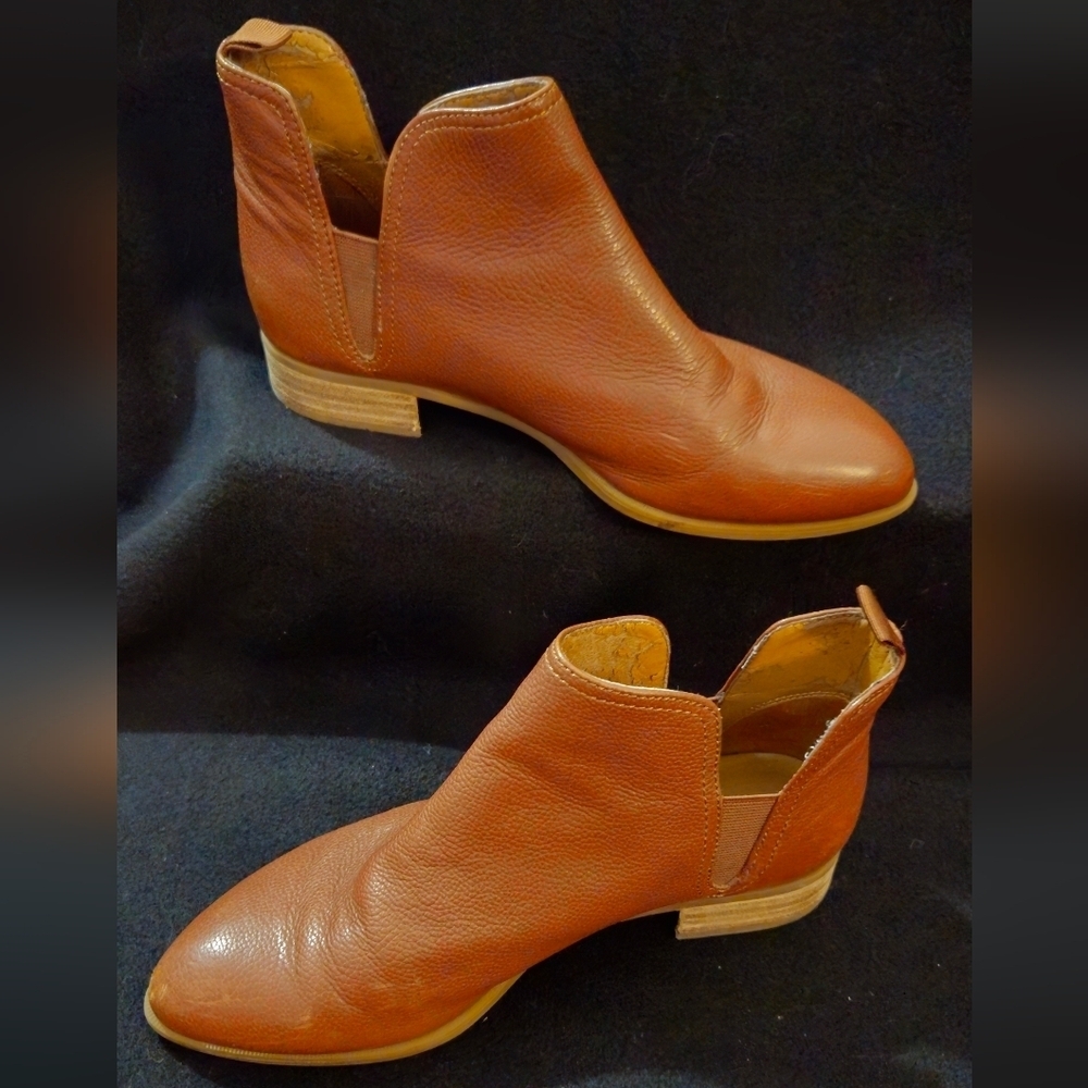 Nine West Tan Ankle Booties - Size 7M